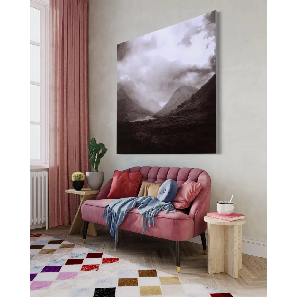 Glencoe Mist - Scottish Statement Interior Wall Art - Gallery Scotland