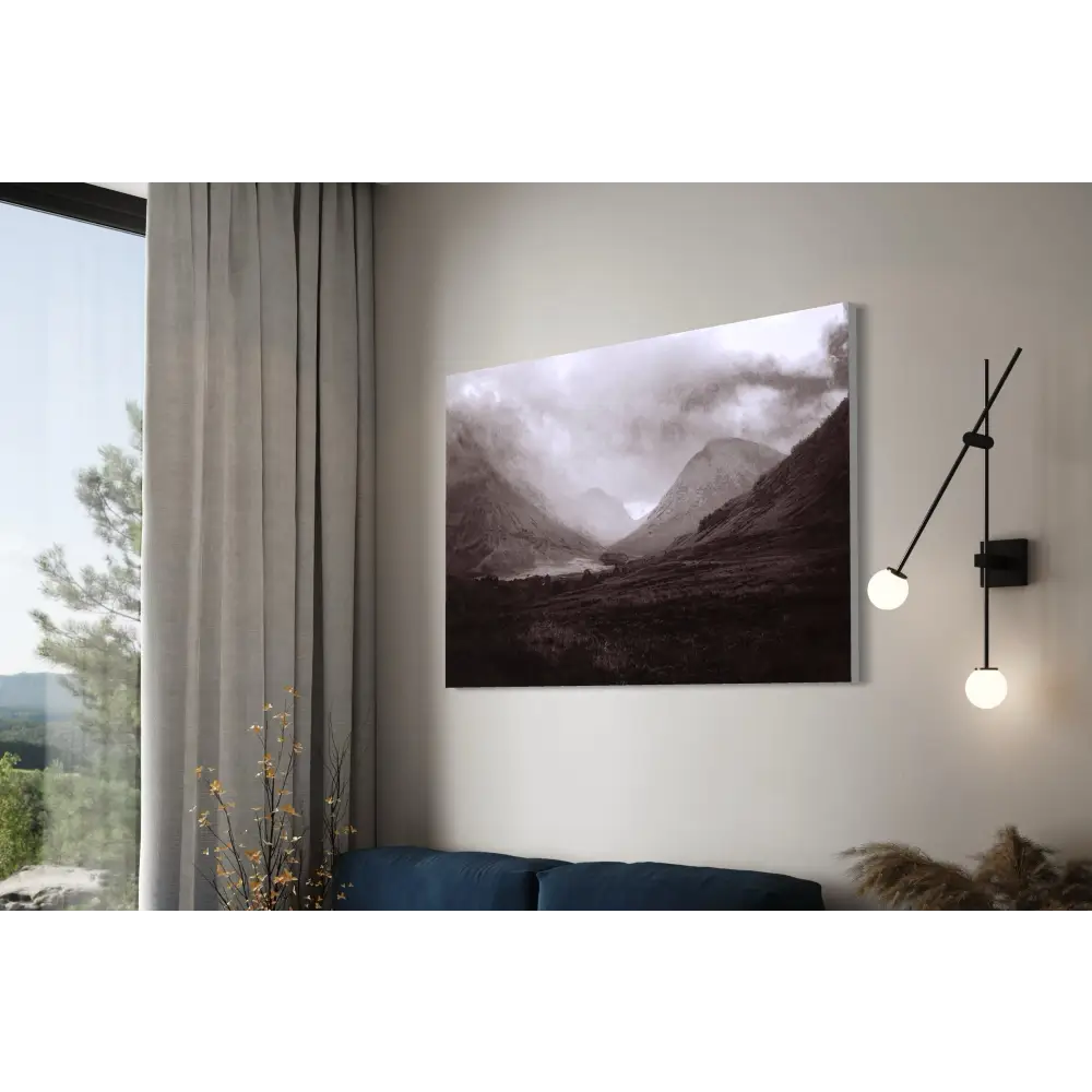Glencoe Mist - Scottish Statement Interior Wall Art - Gallery Scotland
