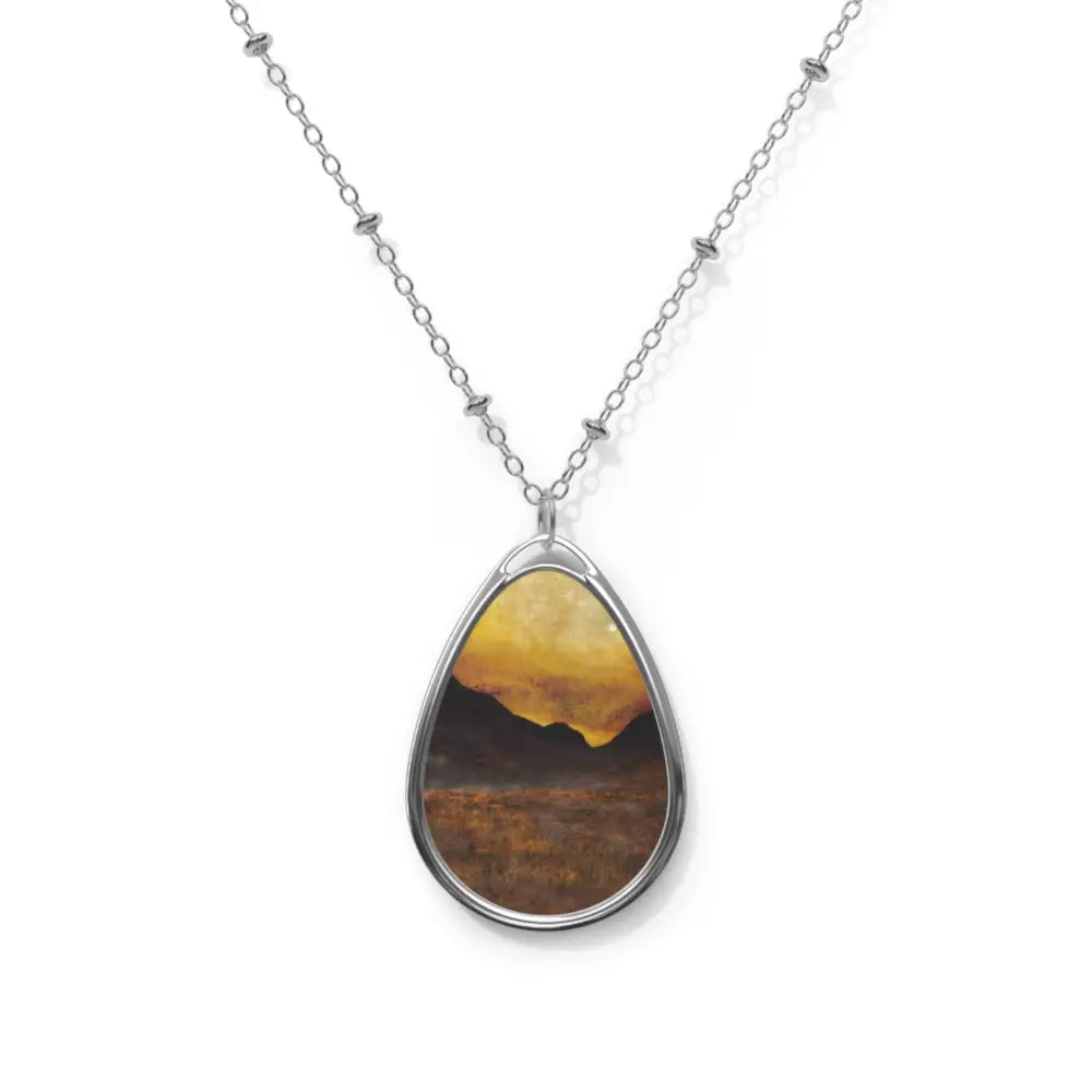 Glencoe Moonlight Art Necklace Kevin Scottish Artist