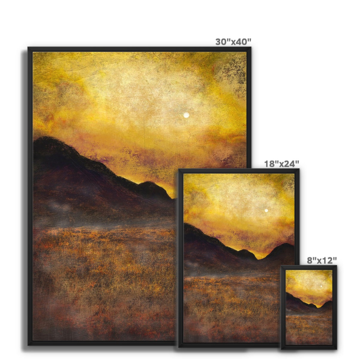 Glencoe Moonlight Framed Canvas