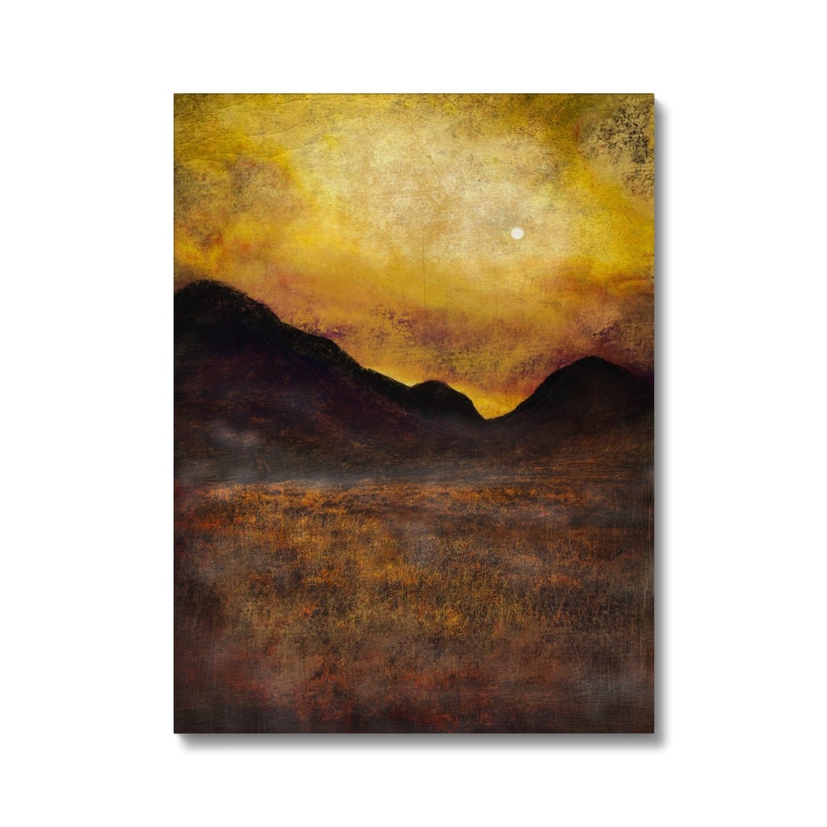 Glencoe Moonlight Painting | Canvas Prints From Scotland