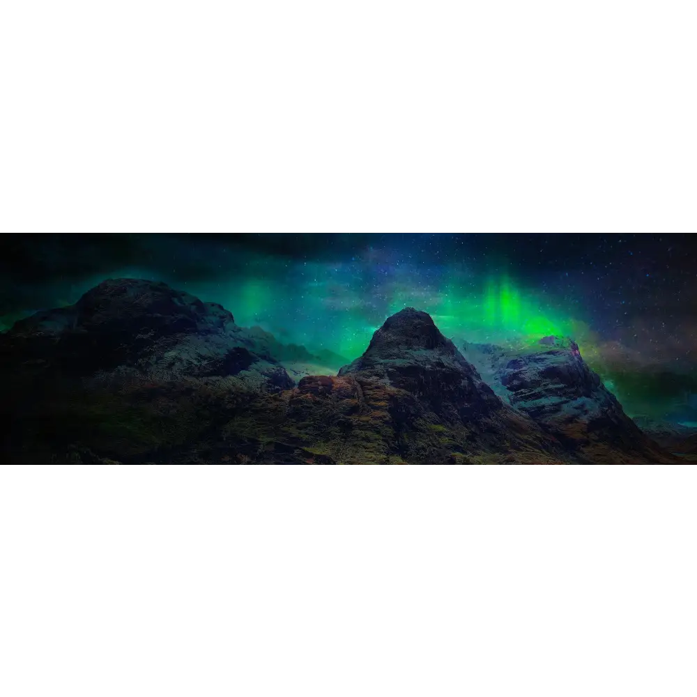 Glencoe Northern Lights Fine Art Print