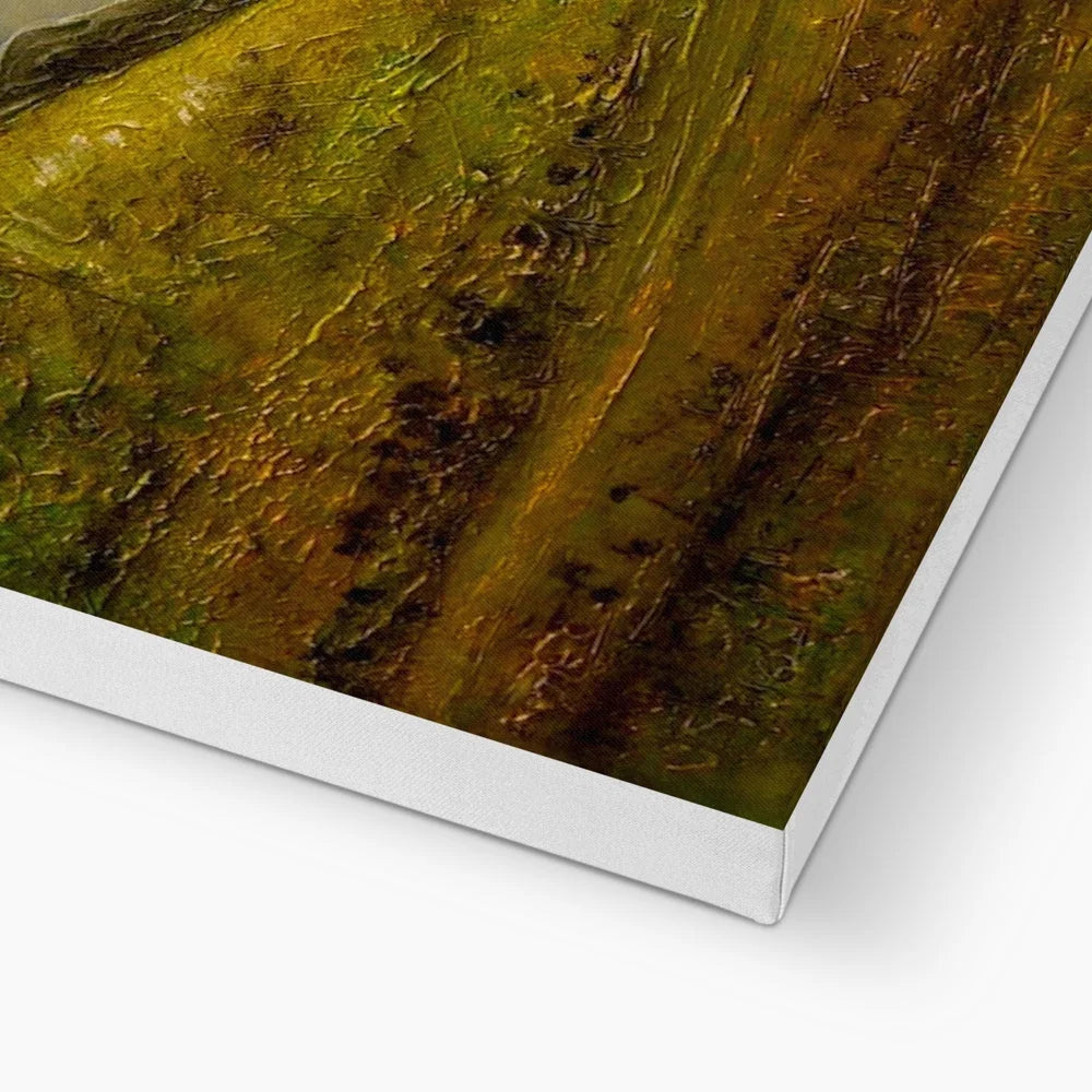 Glencoe Summer Original Landscape Painting on Canvas - Art Gallery Scotland Worldwide Shipping Scottish Prints and Paintings by Artist