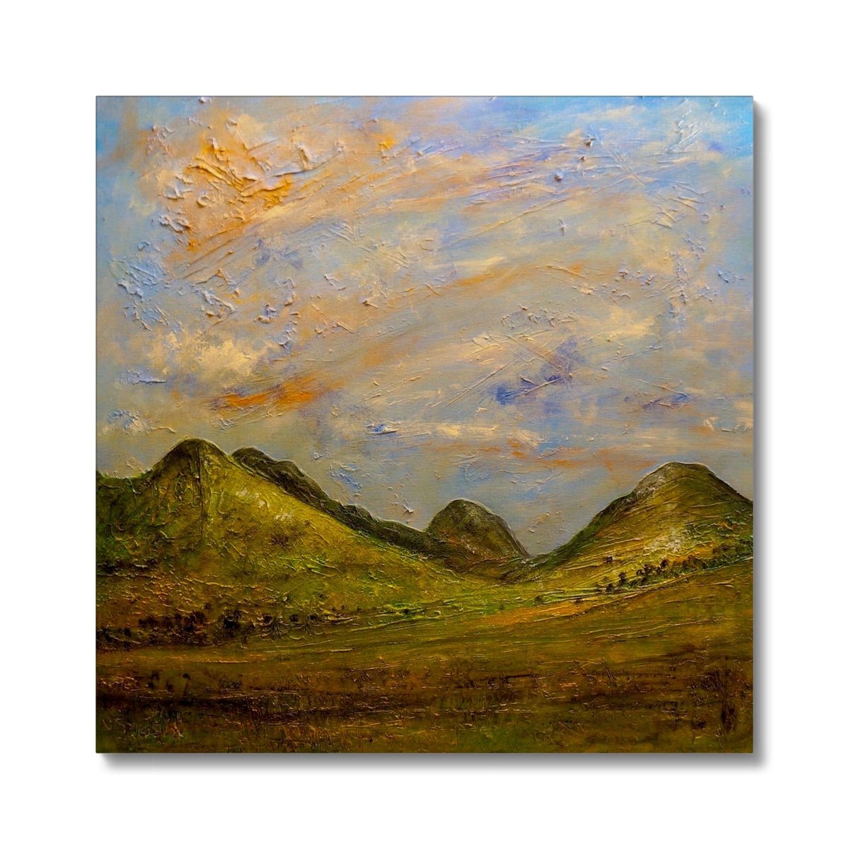 Glencoe Summer Painting | Canvas Prints From Scotland