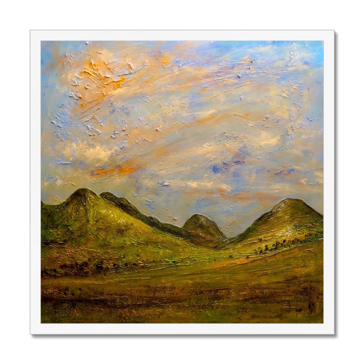 Glencoe Summer Painting | Framed Prints From Scotland