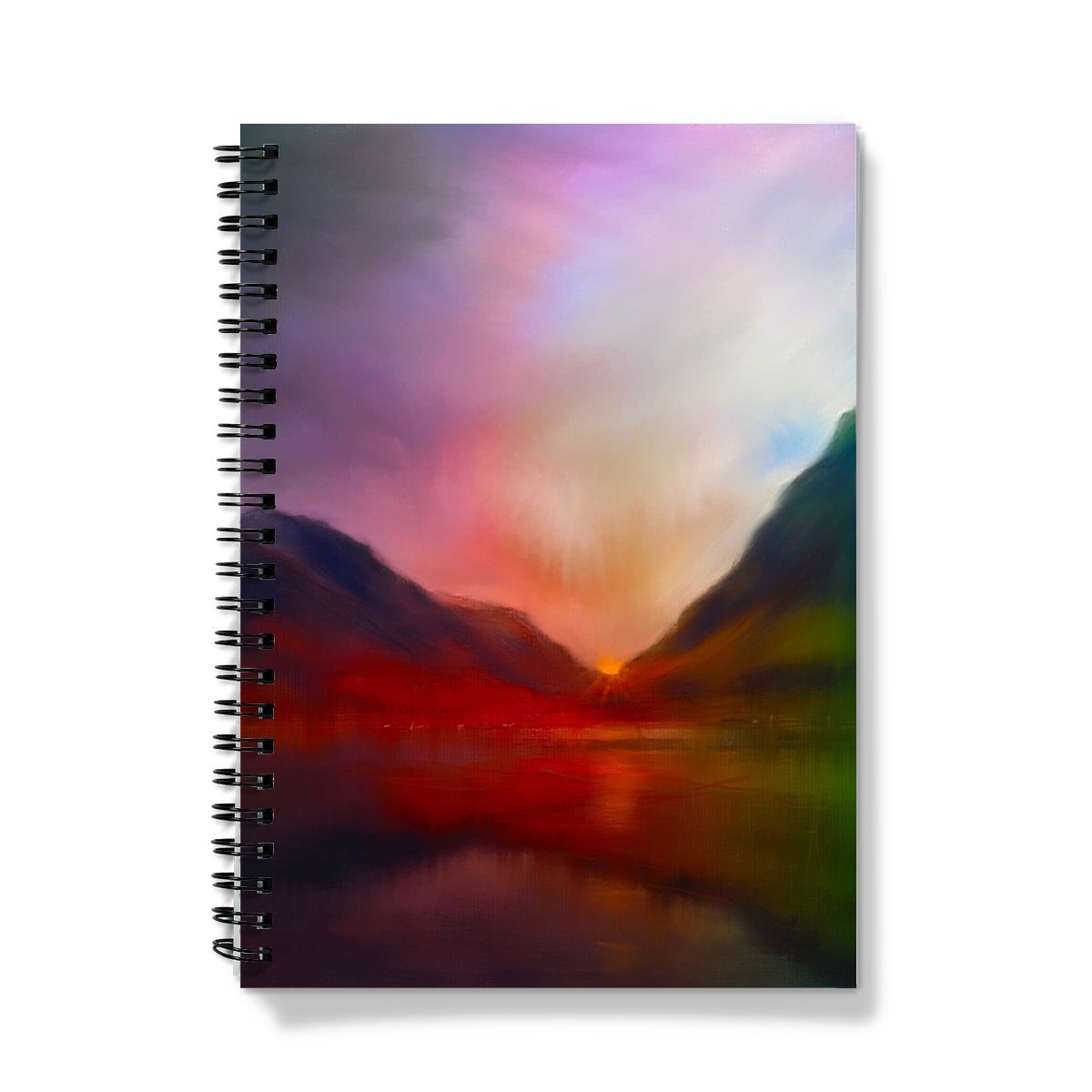 Glencoe Sunset Art Gifts Notebook