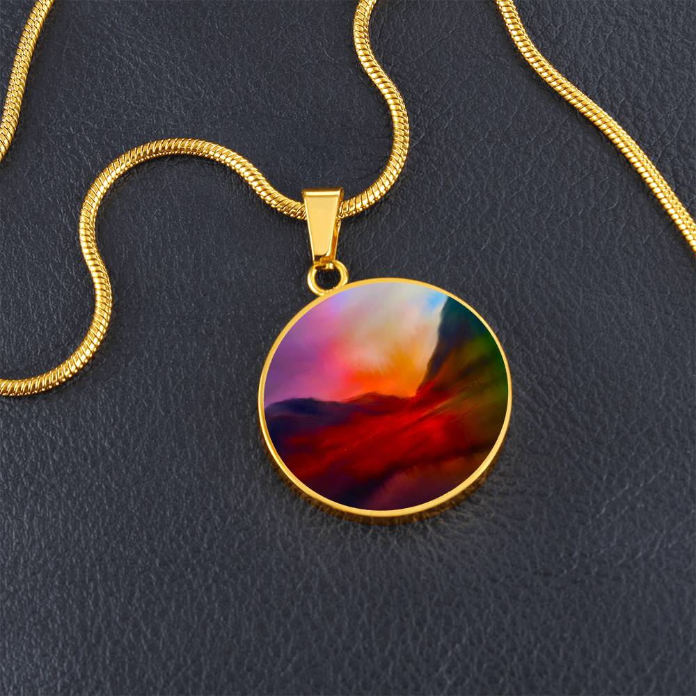 Glencoe Sunset | Scottish Art Jewellery | Luxury Necklace