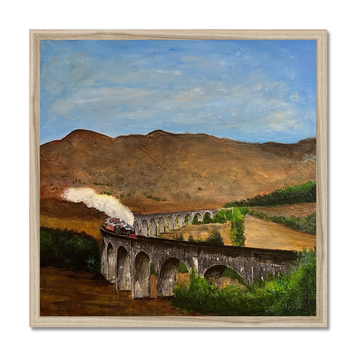 Glenfinnan Viaduct Painting | Framed Prints From Scotland