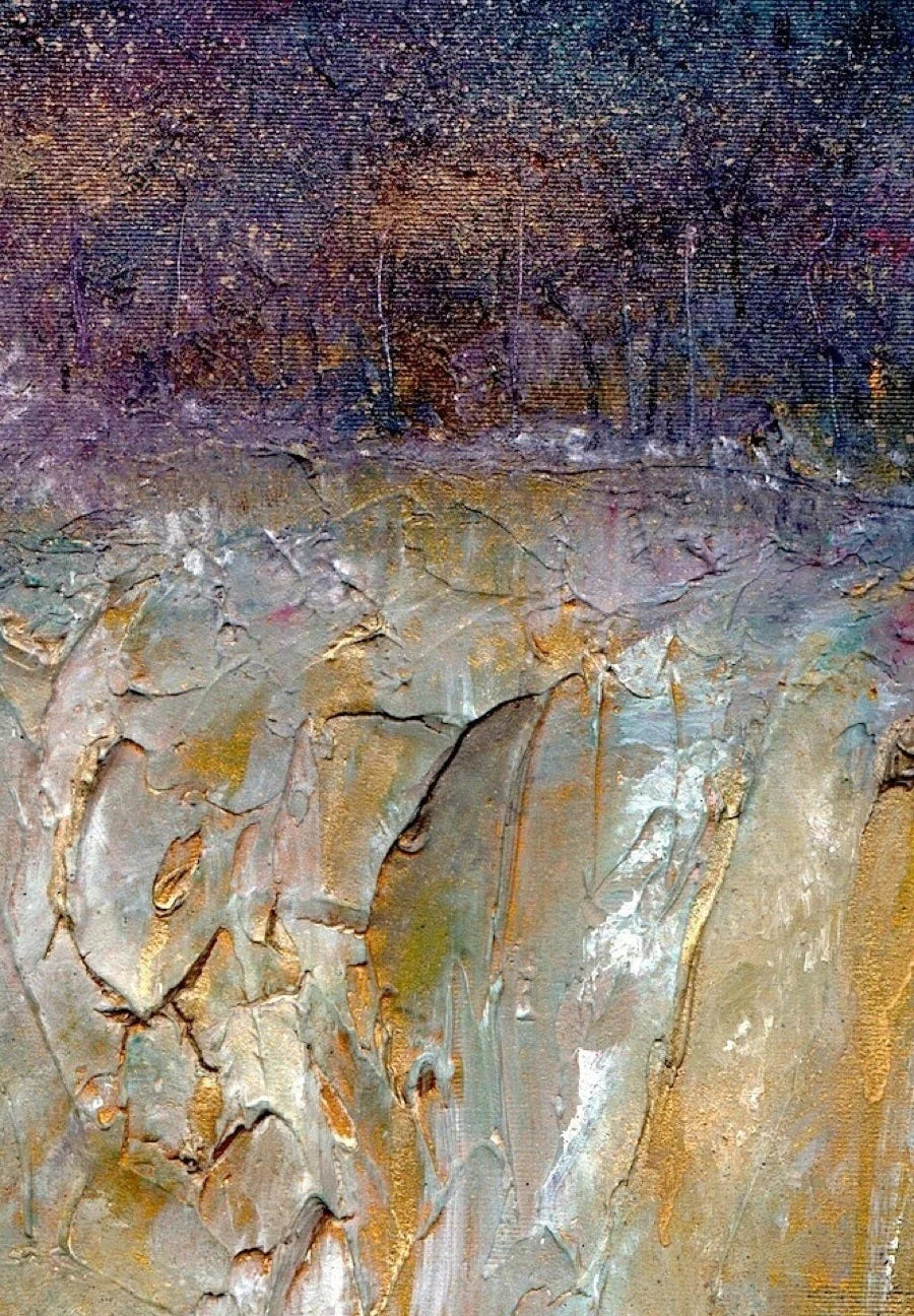 A Golden Forest Abstract - & Impressionistic Art Gallery Scotland Worldwide Shipping Textured Abstract Landscape Kevin Hunter Portfolio