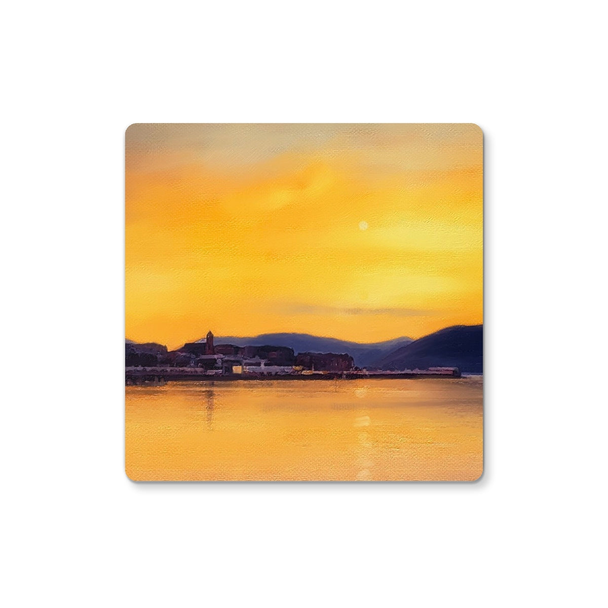 Gourock From Cardwell Bay | Scottish Art Gifts | Coaster