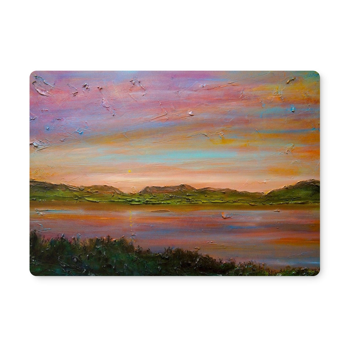 Gourock Golf Club Sunset | Scottish Art Gifts | Placemat