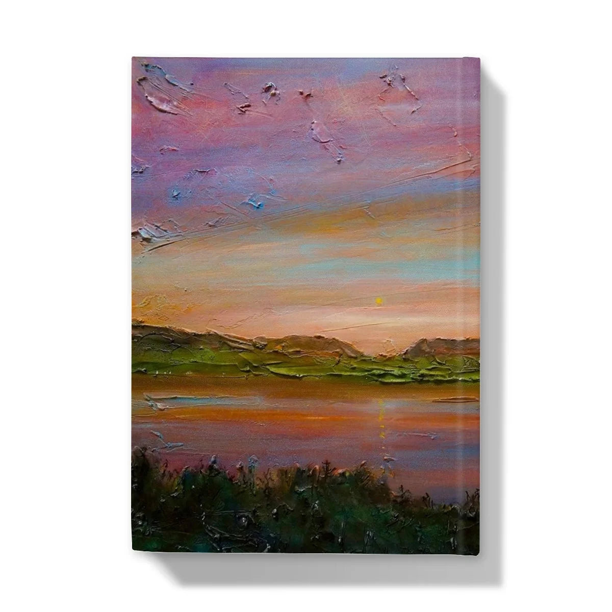 Gourock Golf Club Sunset Hardback Journal - River Clyde Art Gallery Scotland Worldwide Shipping Scottish Prints