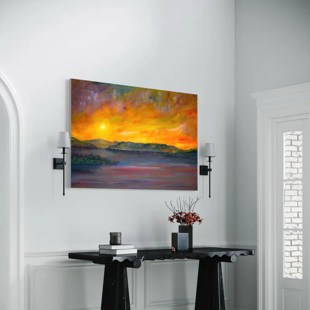 Gourock Statement Interior Wall Art on Canvas for Elegant - Scottish - River Clyde Gallery Scotland