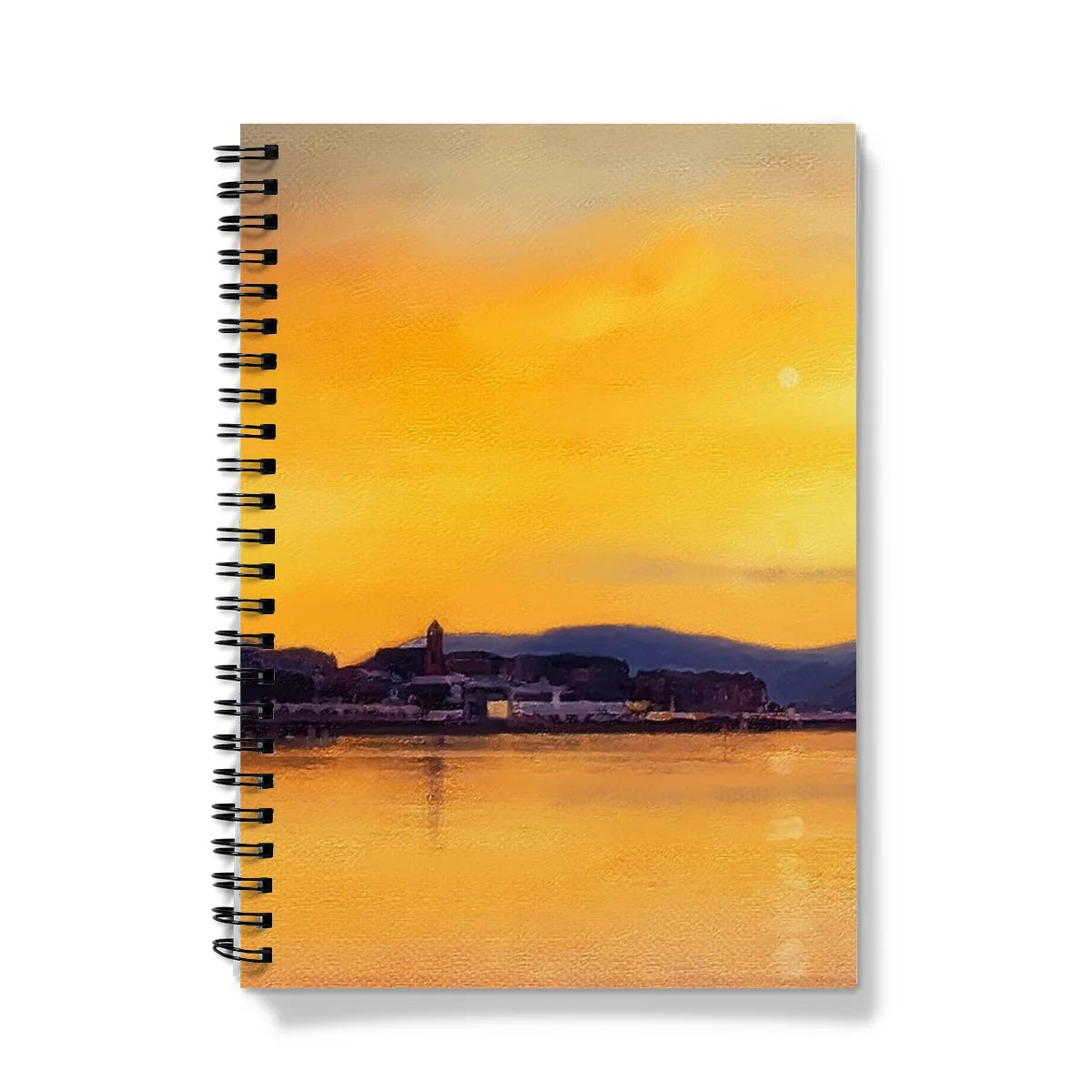 Gourock Sunset from Cardwell Bay Notebook - River Clyde Art Gallery Scotland Worldwide Shipping Scottish Prints