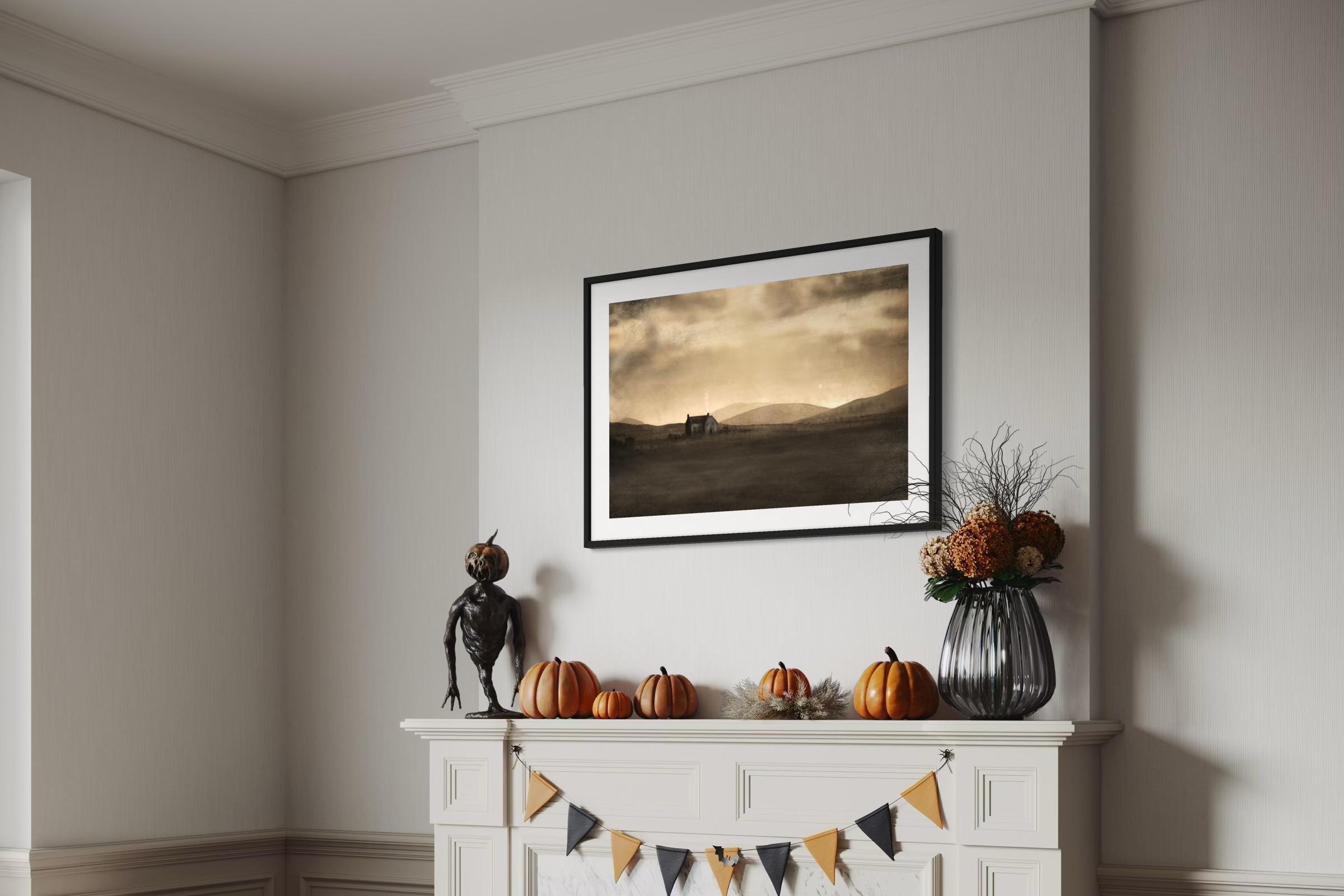Halloween Themed Giclee Art Prints From Scotland