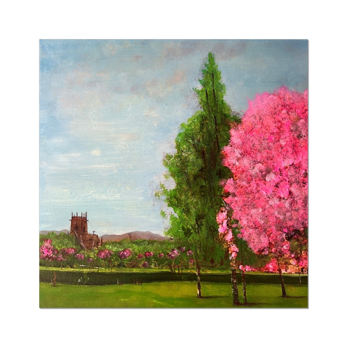 Harrison Park Edinburgh Painting | Signed Art Prints From Scotland | By Scottish Artist Hunter