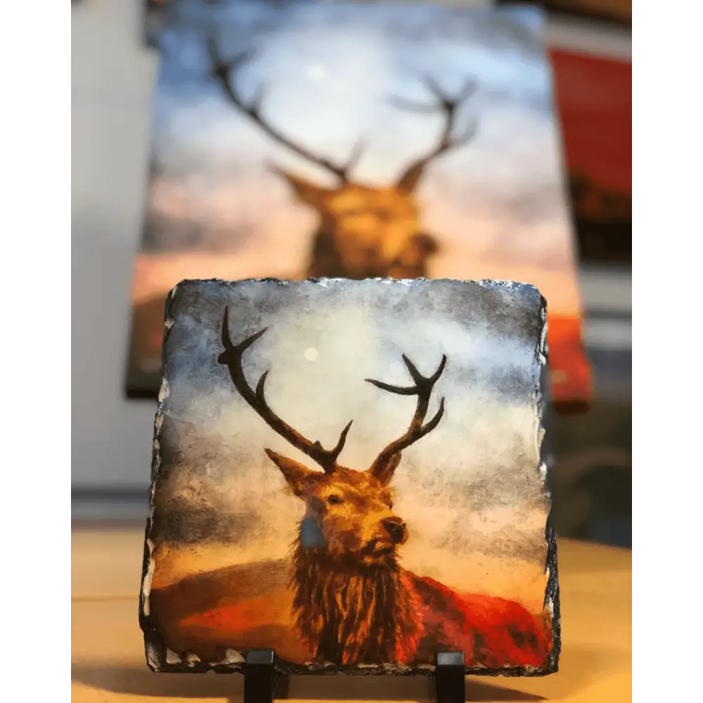 Kevin Hunter Scottish Hearts Slate Art