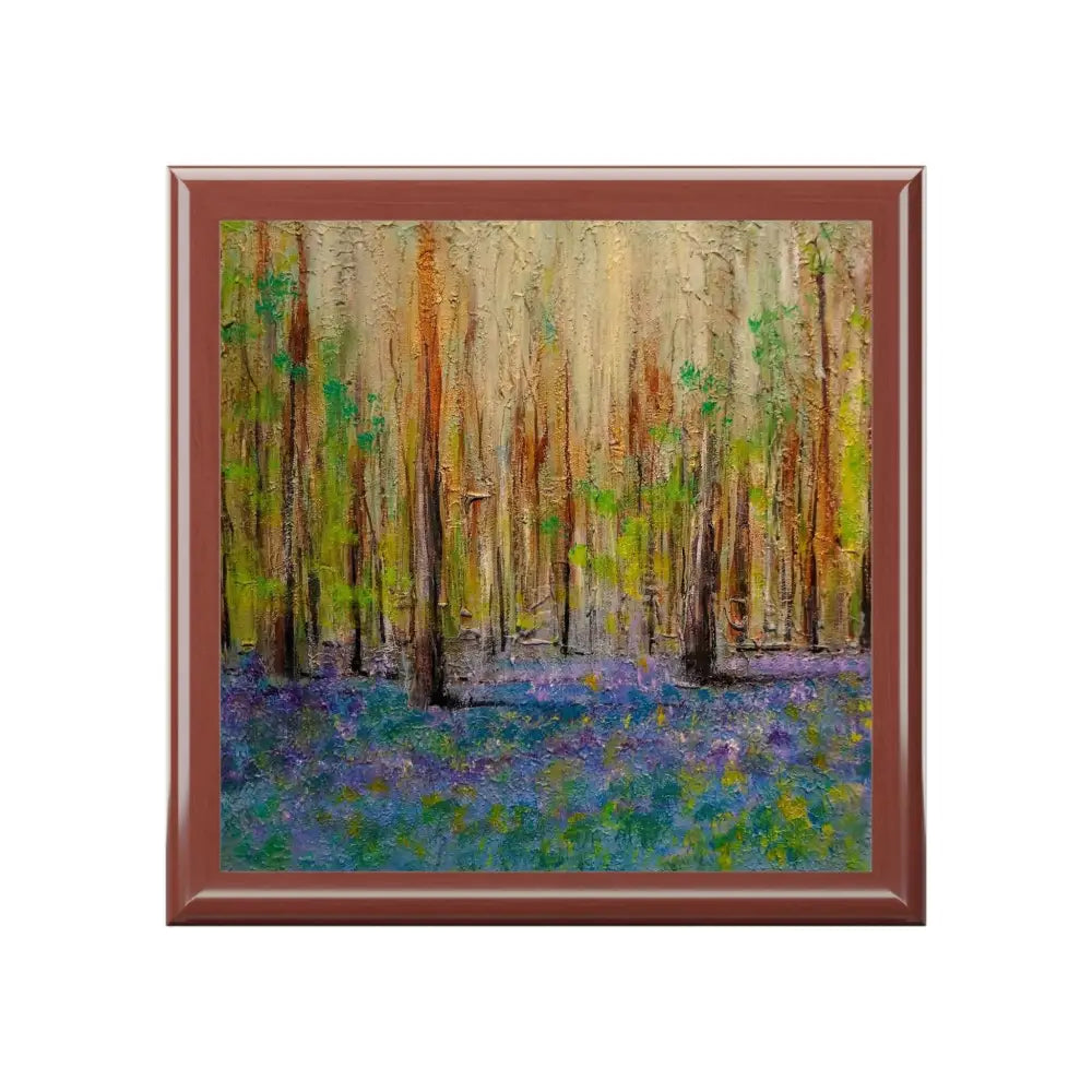 Highland Bluebells Art Jewellery Box