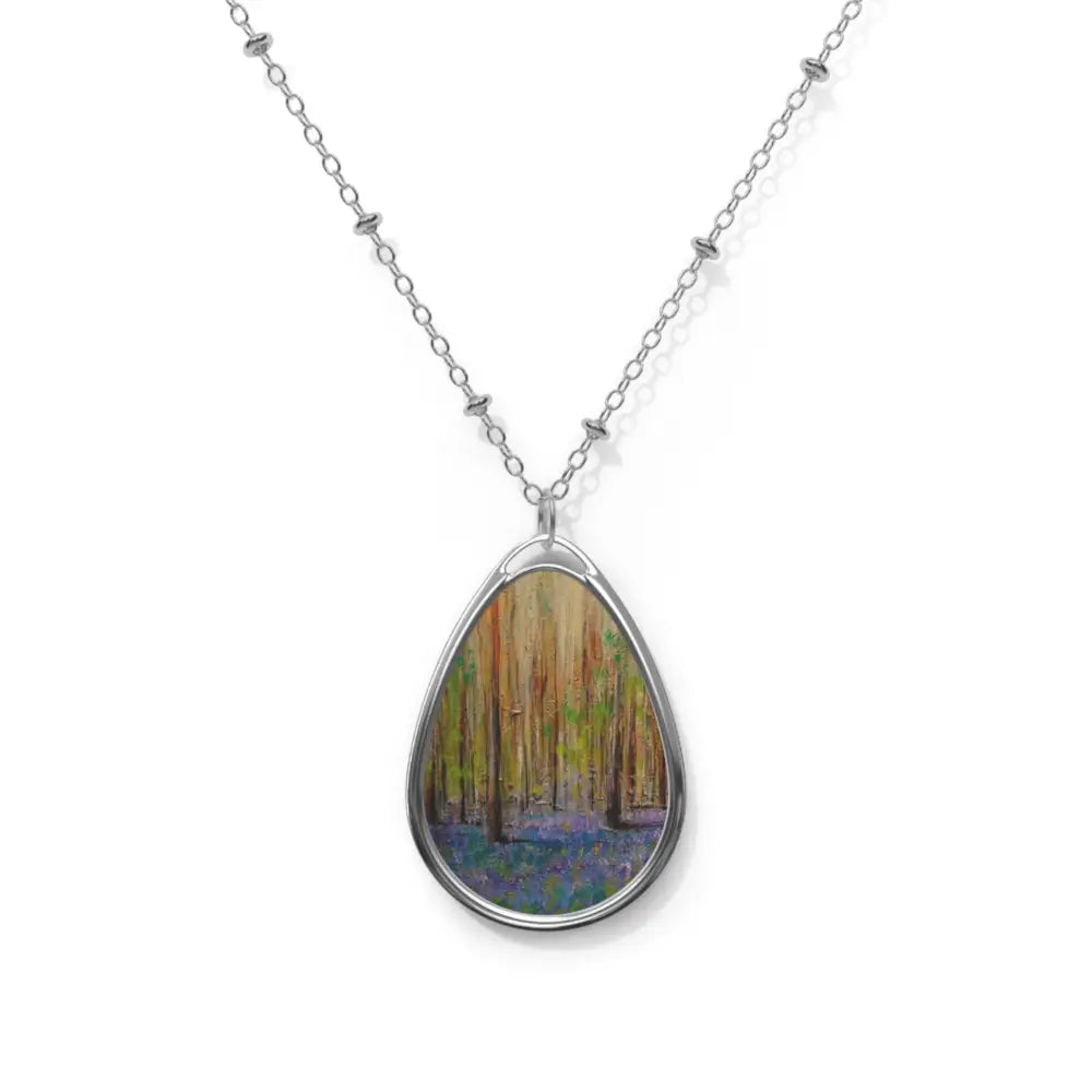 Kevin Hunter Bluebells Art Necklace