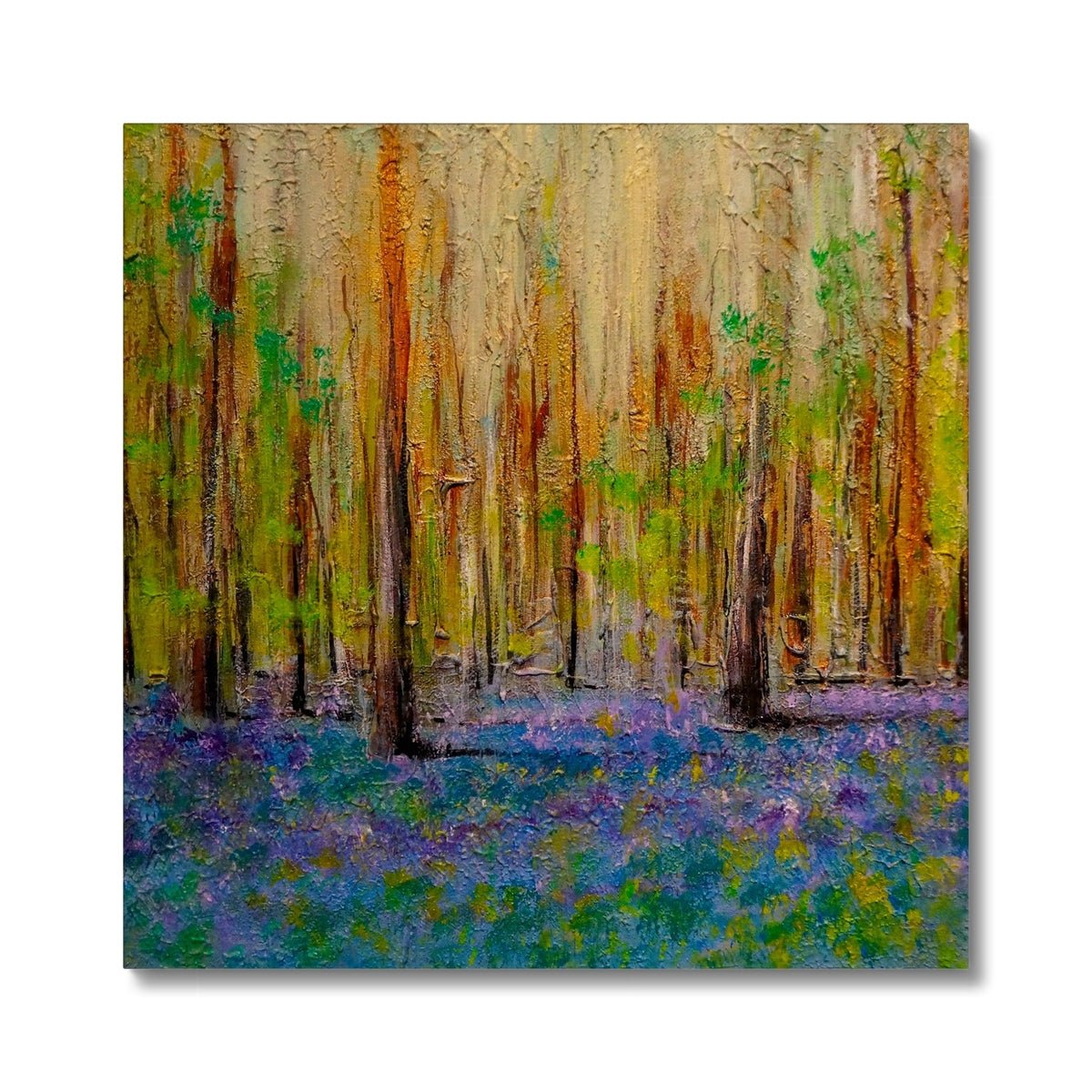 Highland Bluebells Painting | Canvas From Scotland