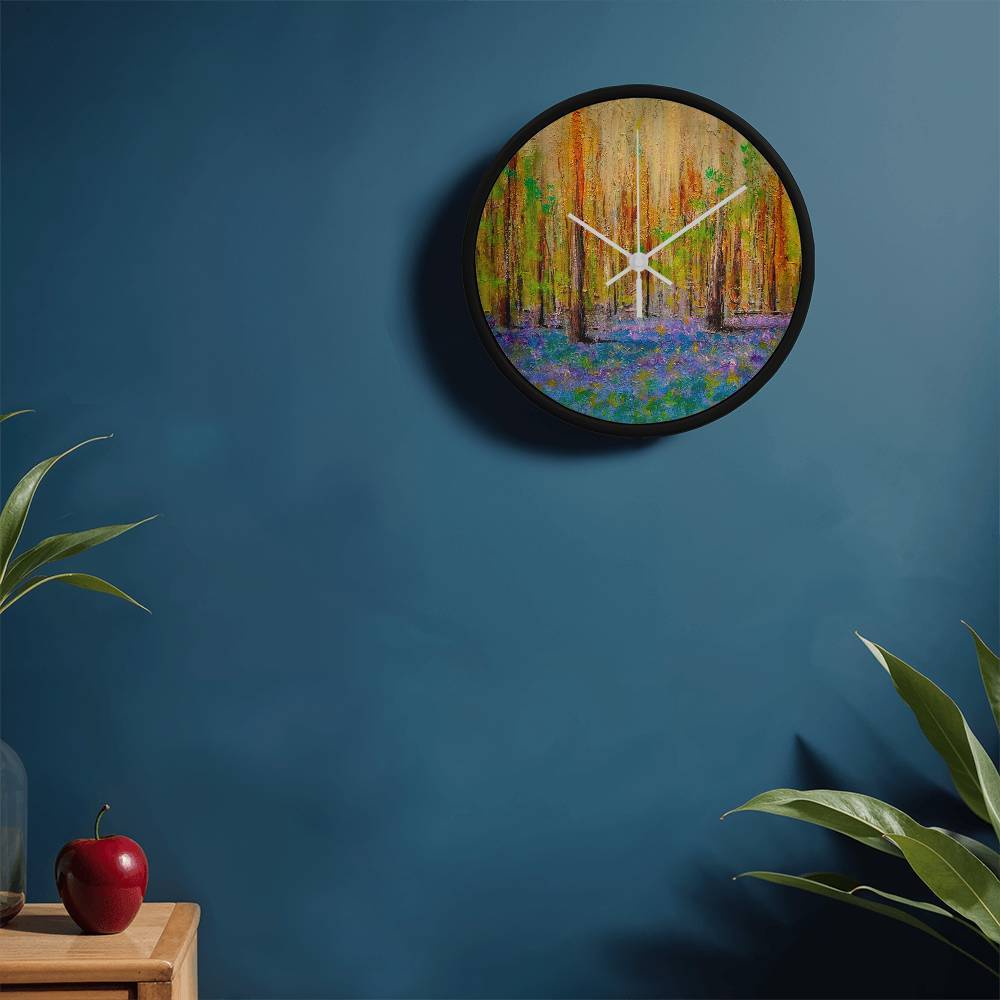 Highland Bluebells | Wall Art Clock | Scotland