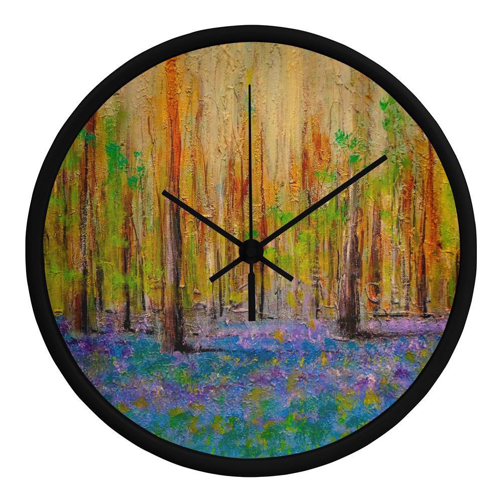 Highland Bluebells | Wall Art Clock | Scotland