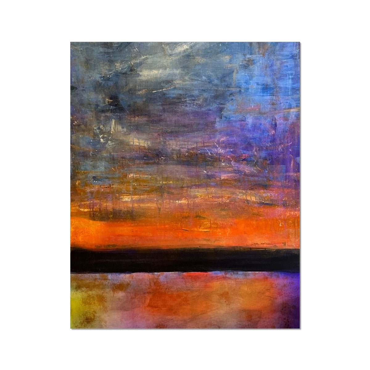 Horizon Dreams Abstract Painting | Artist Proof Collector Prints From Scotland