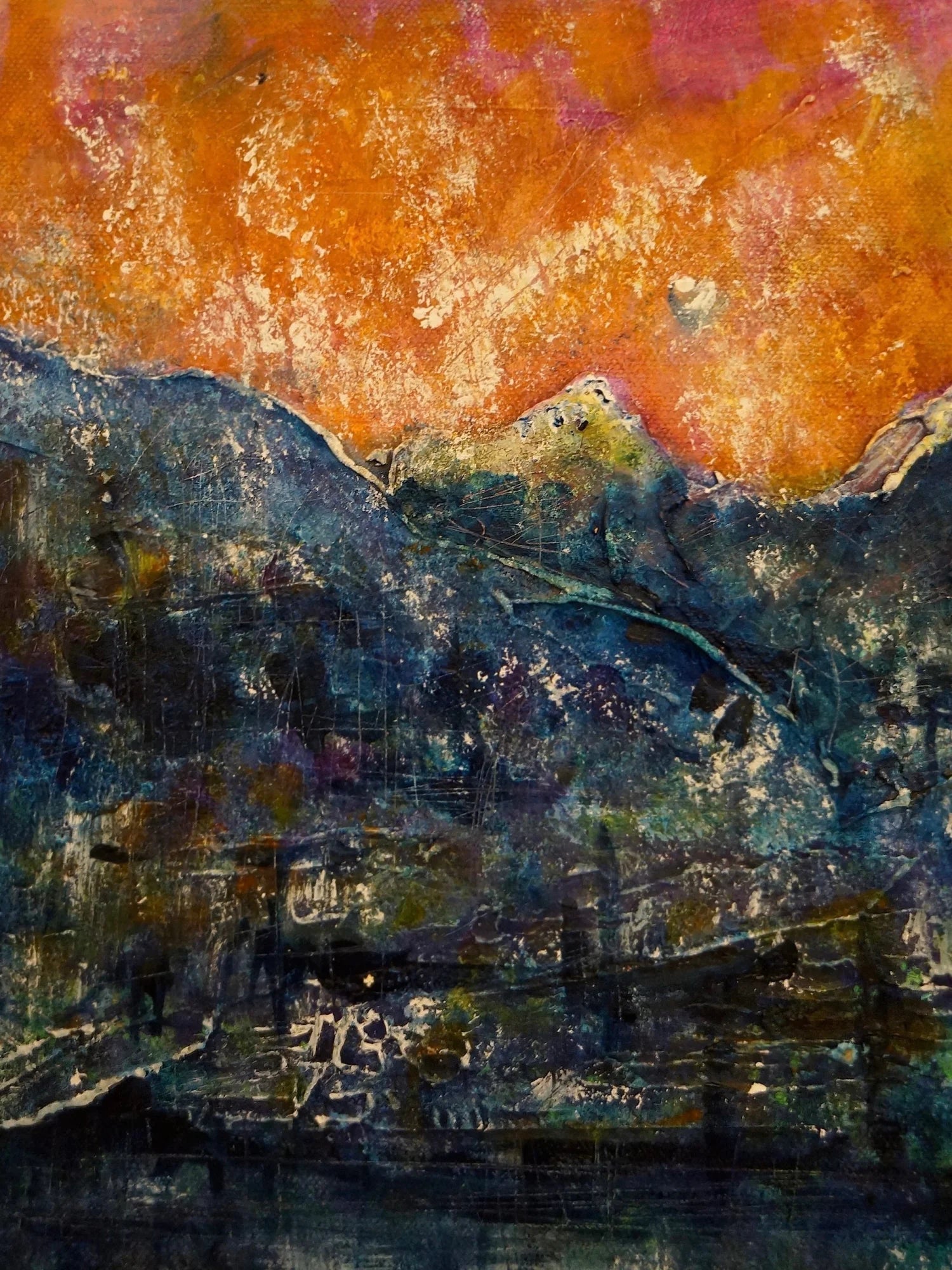 Impressions of Glencoe Ii Original Painting - Scottish Artist Art Gallery Scotland