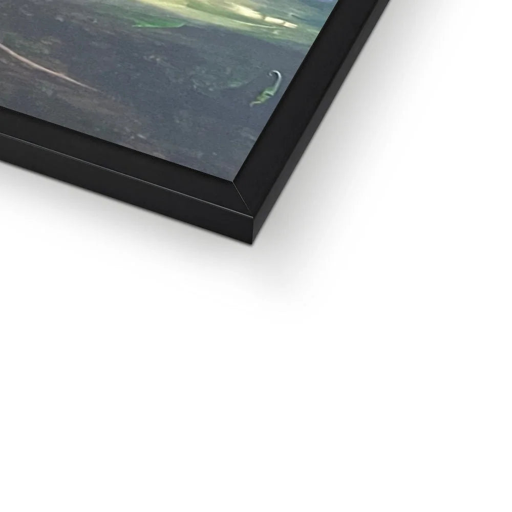 Into the Glencoe Dusk Framed Print - Art Gallery Scotland Worldwide Shipping Paintings | Prints | Gifts from by Scottish Artist Hunter