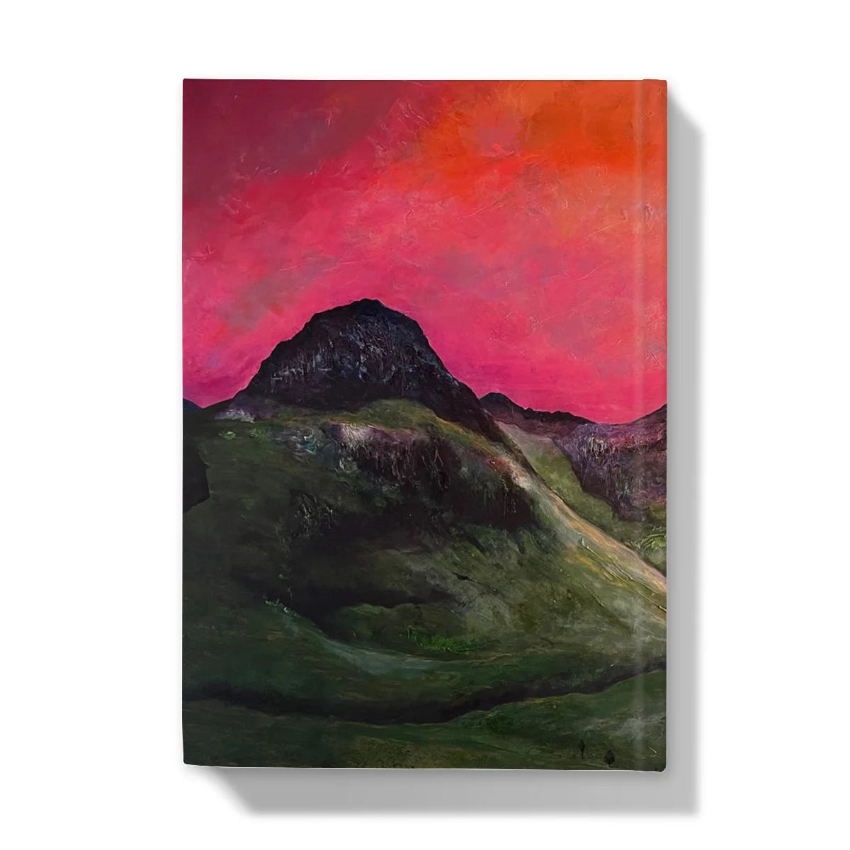 Into the Glencoe Dusk Hardback Journal - Art Gallery Scotland Worldwide Shipping Scottish Prints and Landscape Paintings by Artist Hunter