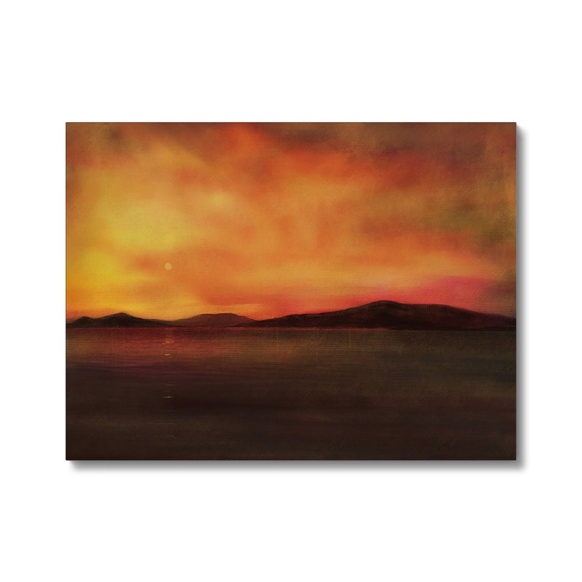 Isle Of Harris Sunset Painting | Canvas From Scotland