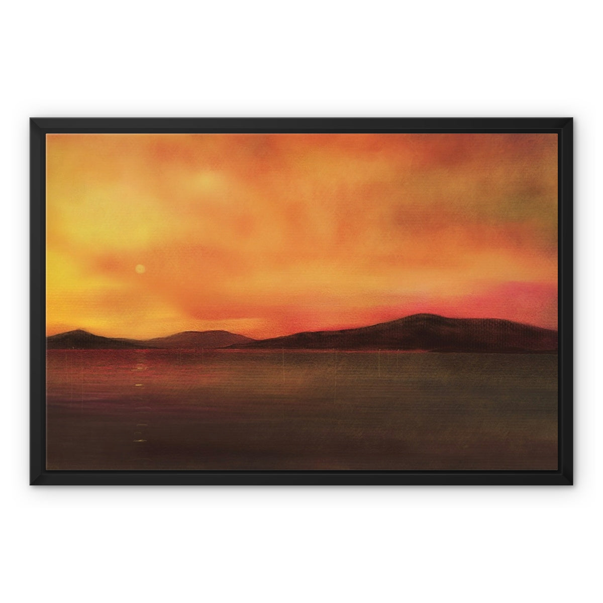 Isle Of Harris Sunset Painting | Framed Canvas Prints From Scotland