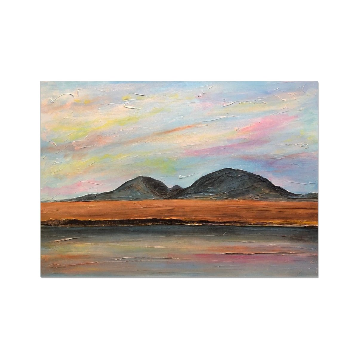 Jura Dawn Painting | Fine Art Prints From Scotland