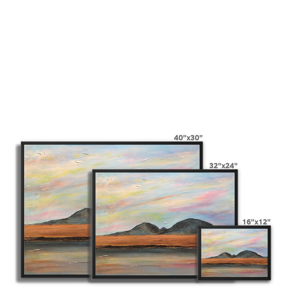 Jura Dawn Painting | Framed Canvas Prints From Scotland