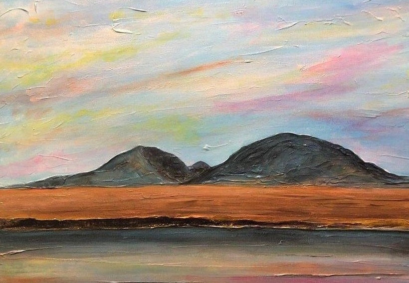 Jura Dawn Scottish Landscape Painting