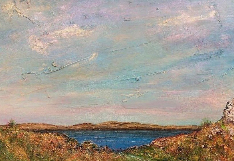 Jura From Crinan Scottish Landscape Painting