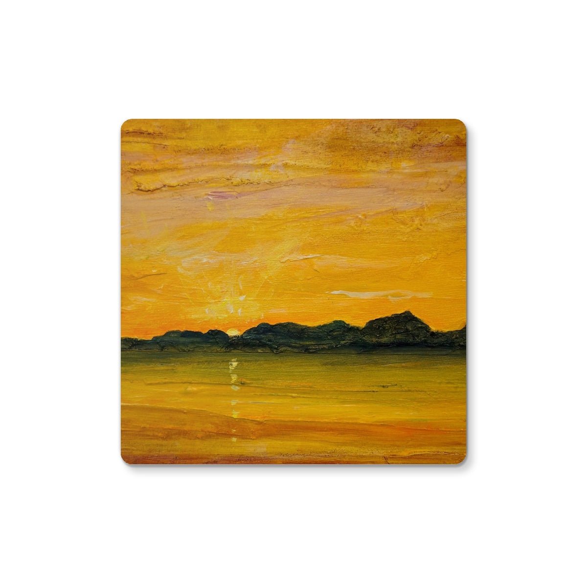 Jura Sunset Art Gifts Coaster