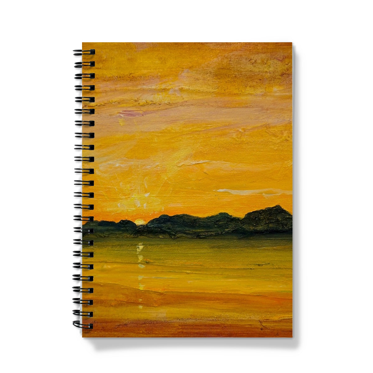 Jura Sunset Art Gifts Notebook