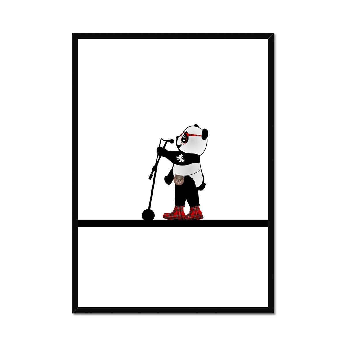 Karaoke | Panda Disco | Graphic Art | Framed Print