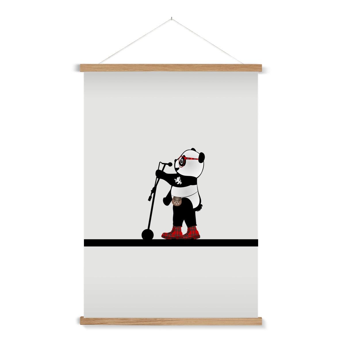 Karaoke | Panda Disco | Graphic Art Print with Hanger