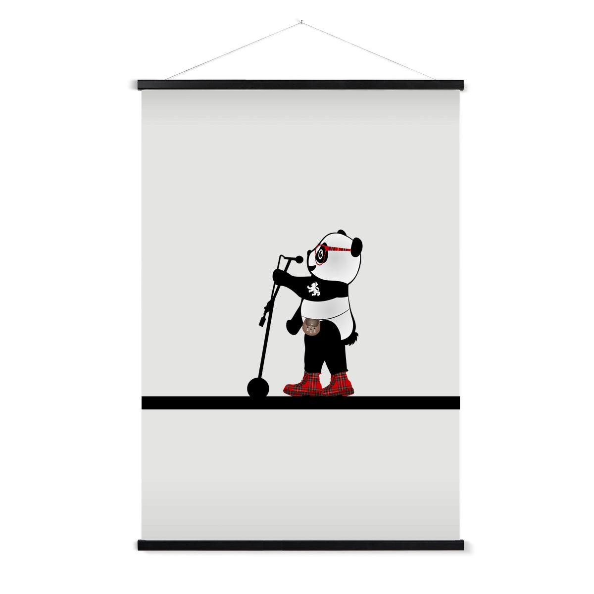 Karaoke | Panda Disco | Graphic Art Print with Hanger