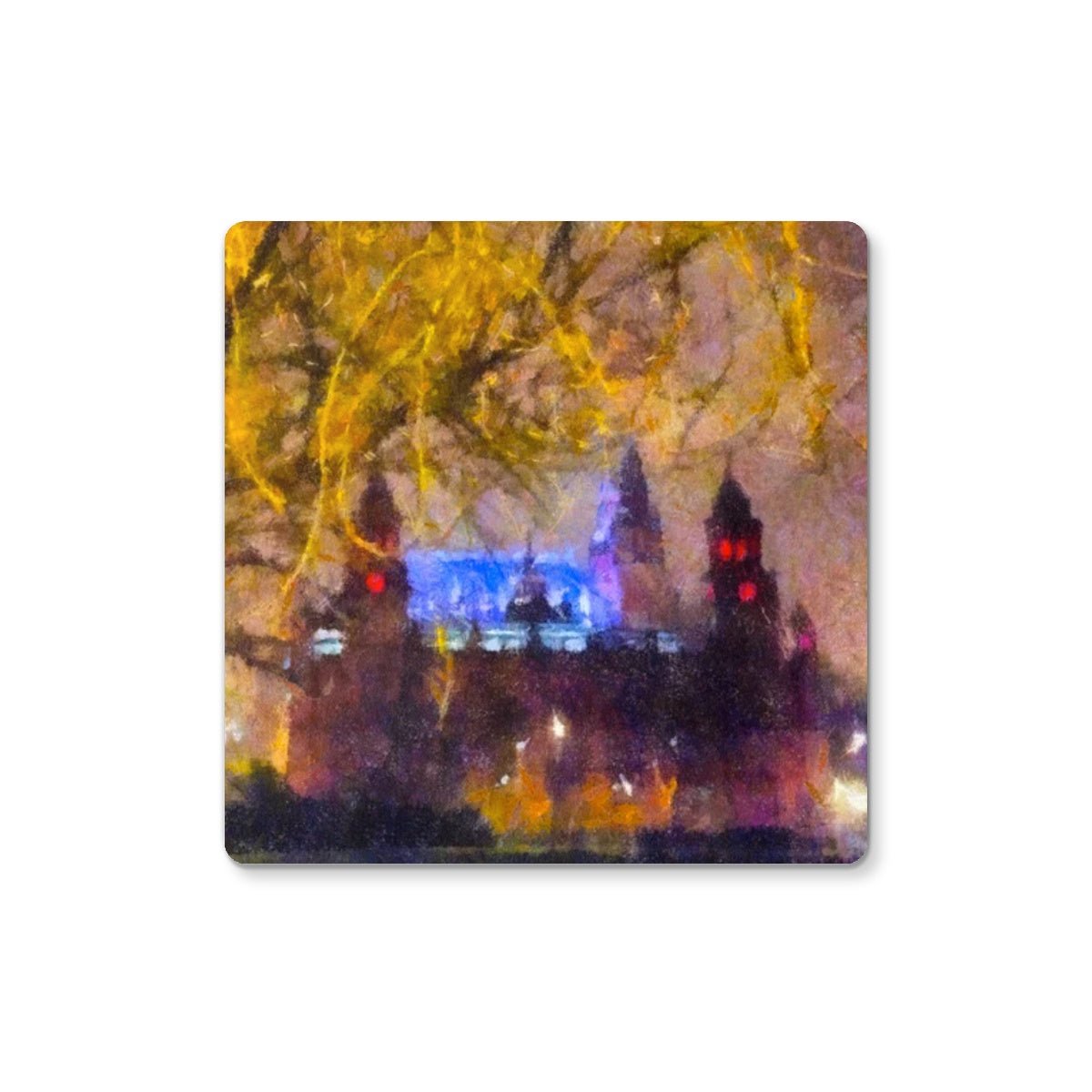 Kelvingrove Nights Glasgow | Scottish Art Gifts | Coaster