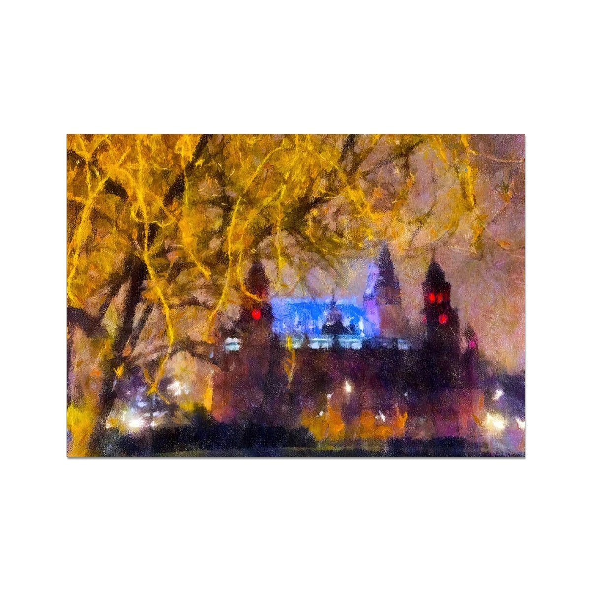 Kelvingrove Nights Painting | Fine Art Prints From Scotland