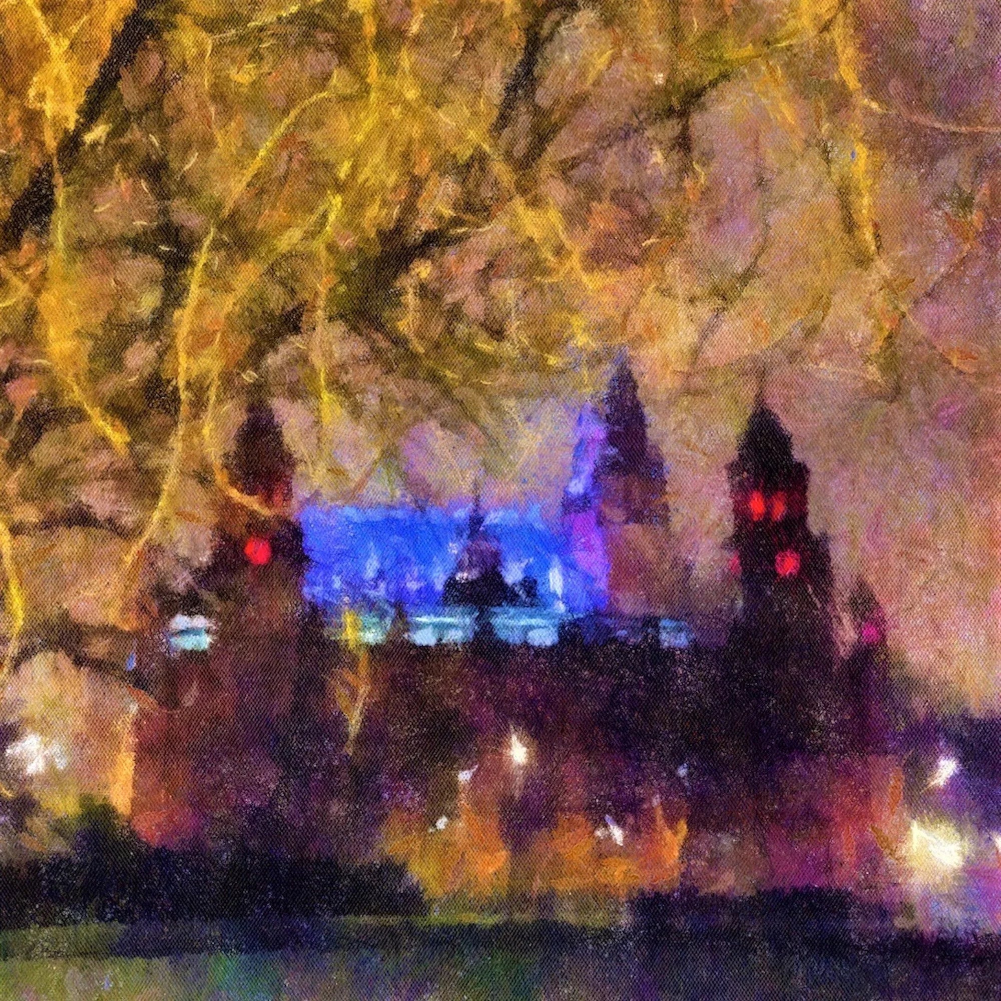 Kelvingrove Nights | Scotland in your Pocket - Edinburgh & Glasgow Art Gallery Worldwide Shipping Painted Depiction Castle Scottish