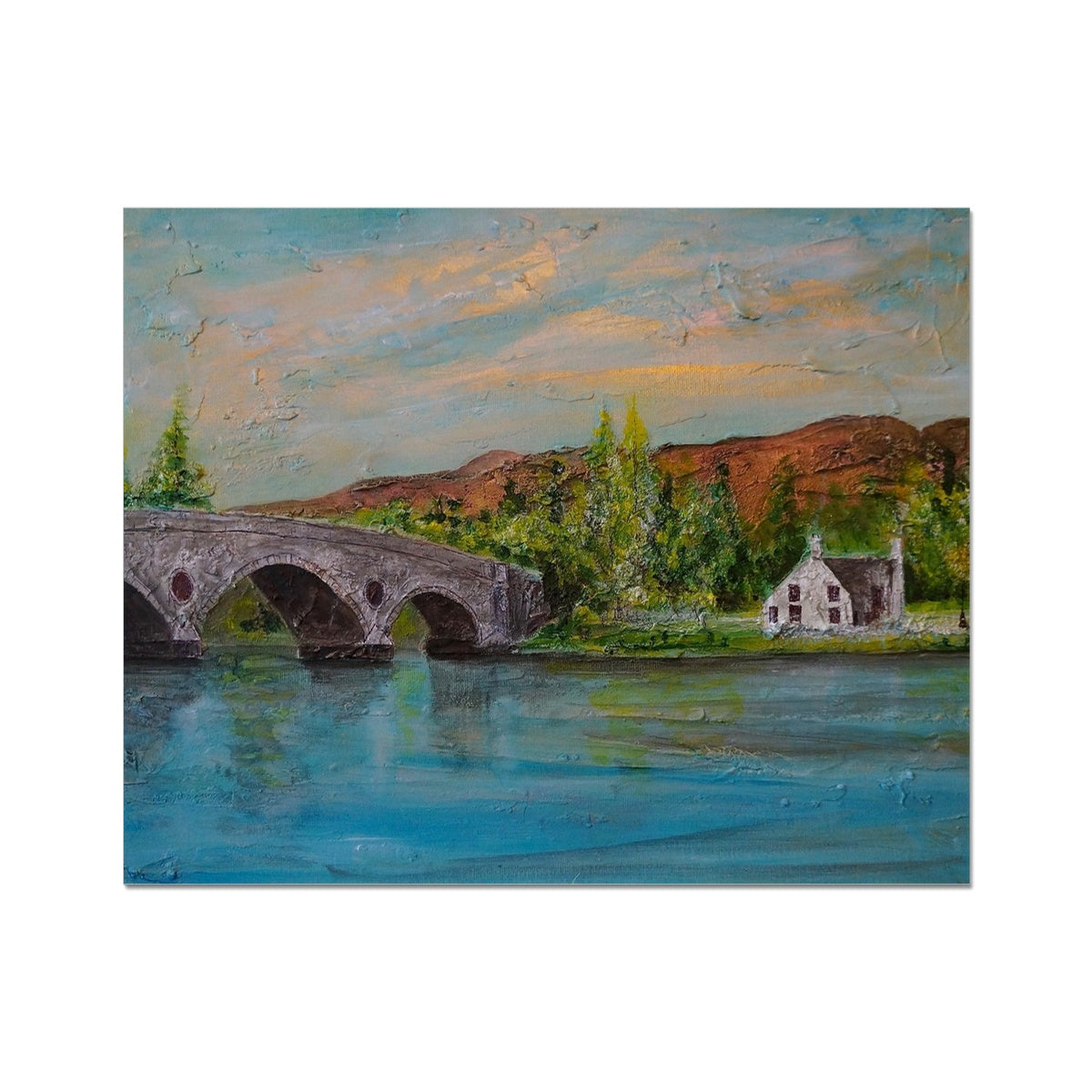 Kenmore Bridge ii Painting | Artist Proof Collector Prints From Scotland