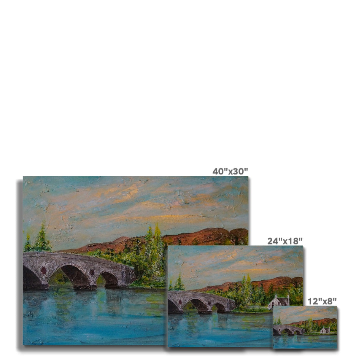 Kenmore Bridge ii Painting | Canvas From Scotland