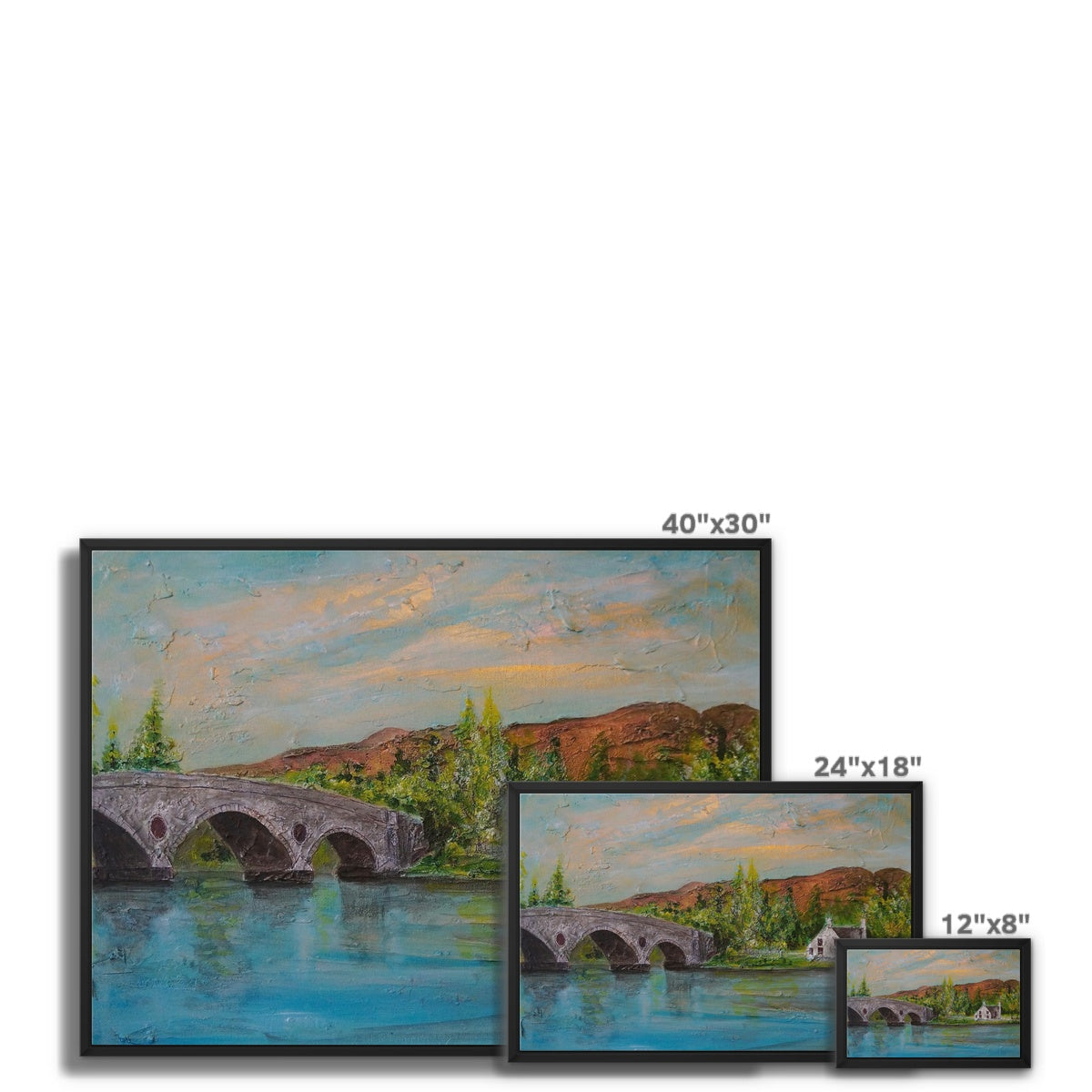 Kenmore Bridge ii Painting | Framed Canvas Prints From Scotland