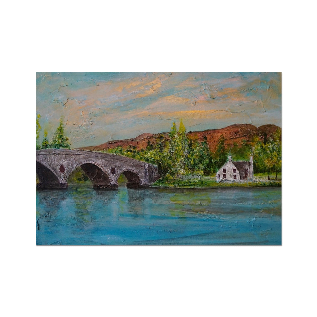 Kenmore Bridge ii Painting Scotland | Signed Scottish Fine Art Prints