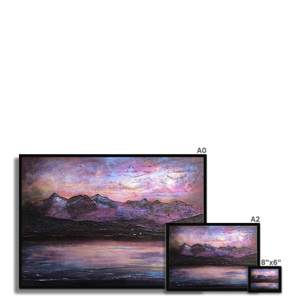 Last Skye Light Framed Print