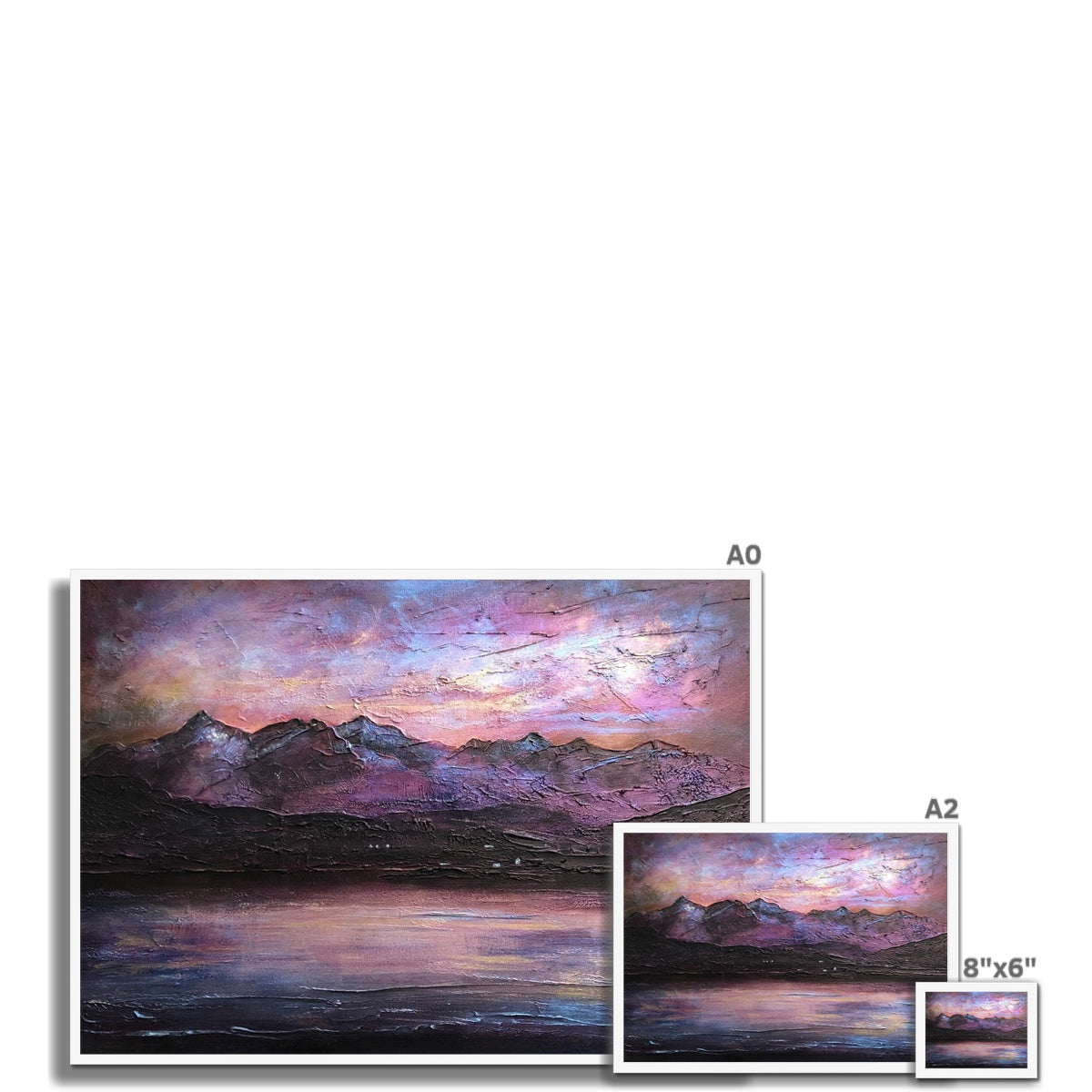 Last Skye Light Framed Print